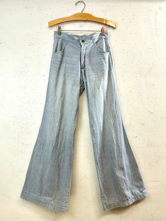 ’70s Vintage Baggy Pants  [H33634]