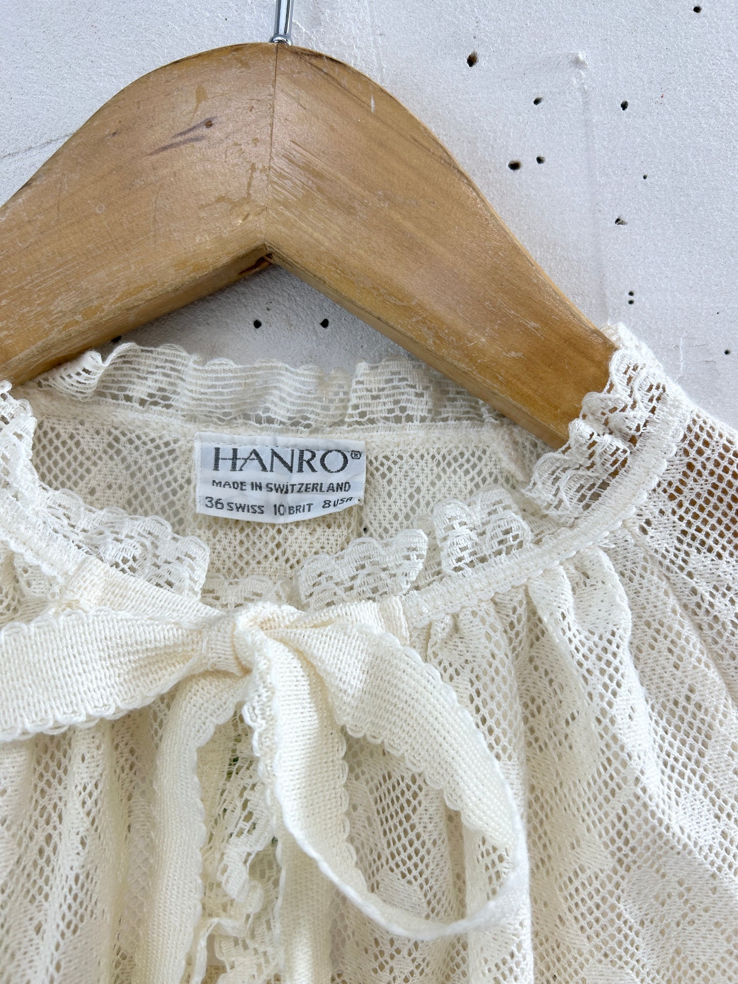 Vintage White Lace Blouse [F32576]