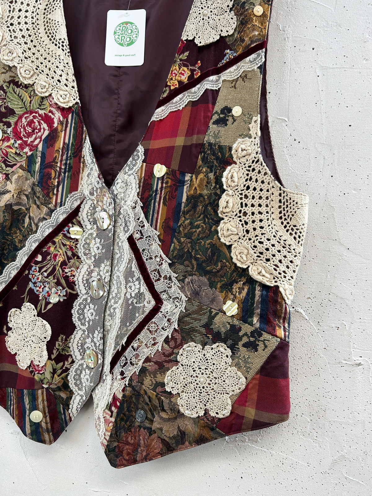 Vintage Gobelin Vest 〜Susan Bristol〜 [J34333]