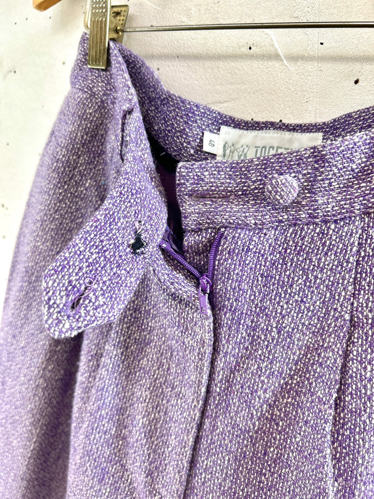 Vintage Tuck Pants 〜TOGETHER〜 [K30915]