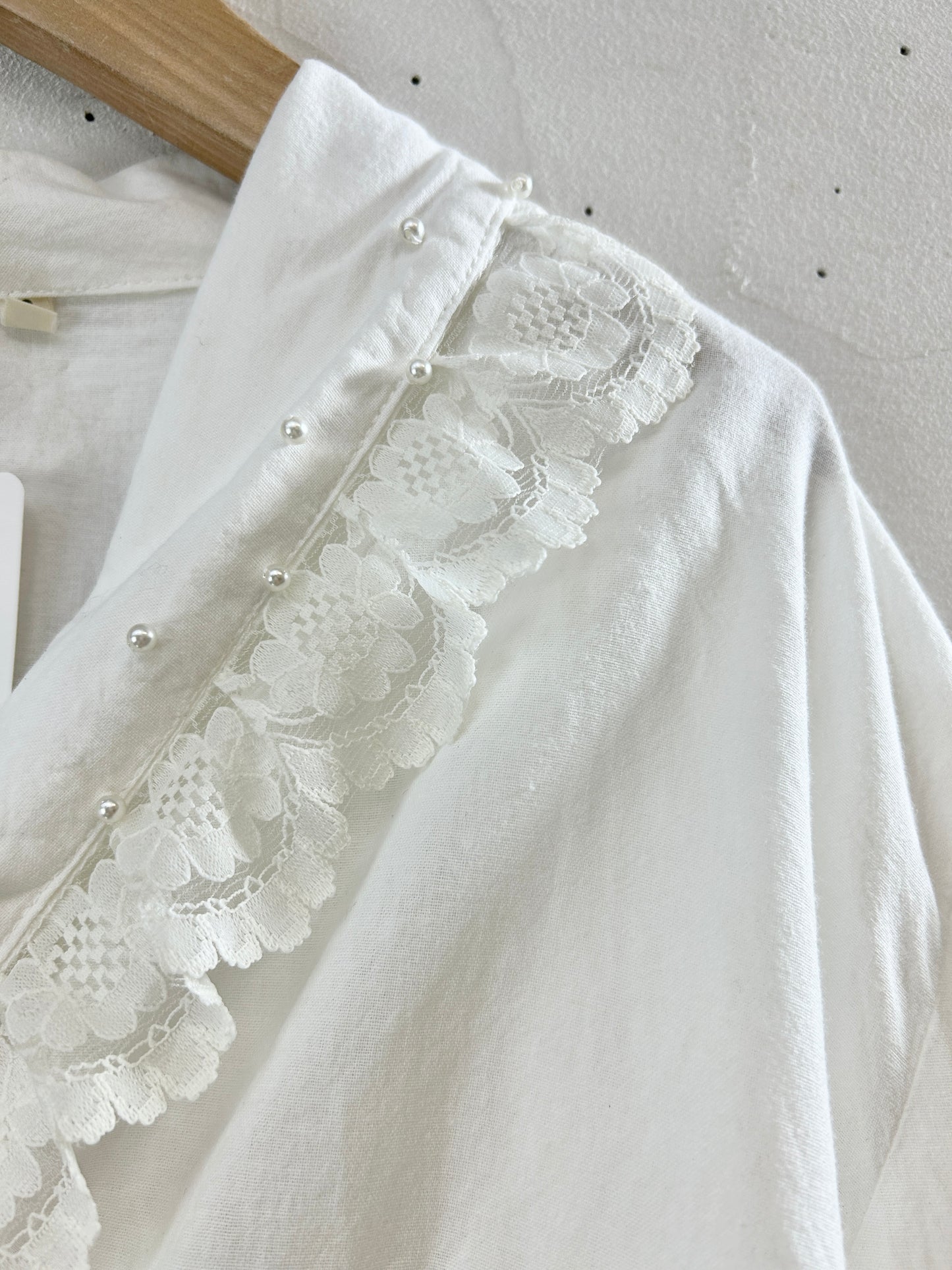 Vintage White Blouse [H30886]