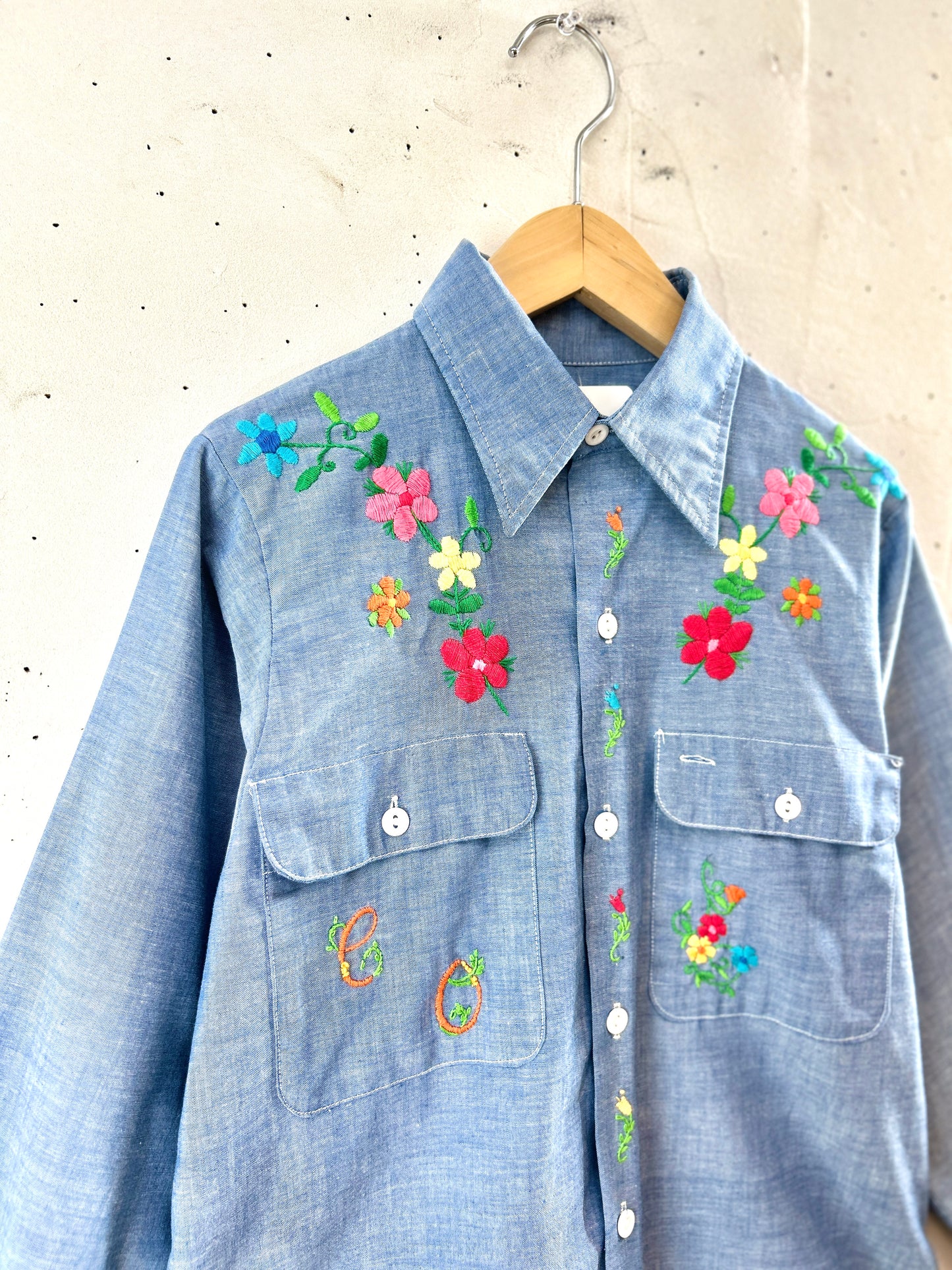 '70sVintage Chambray Shirt [H30980]