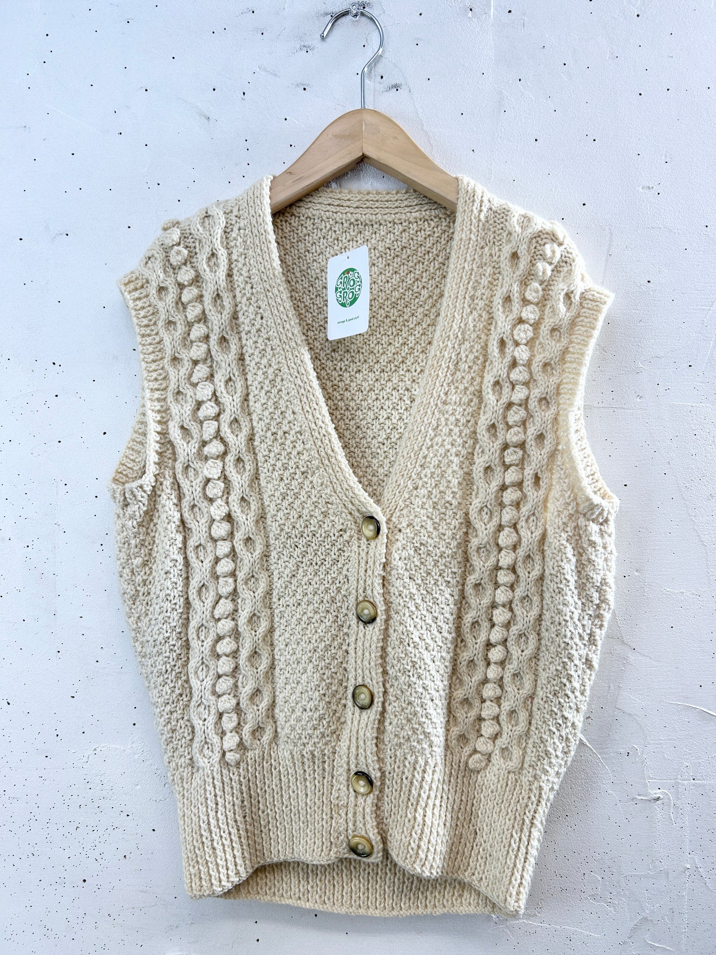 Vintage Knit Vest [K30919]