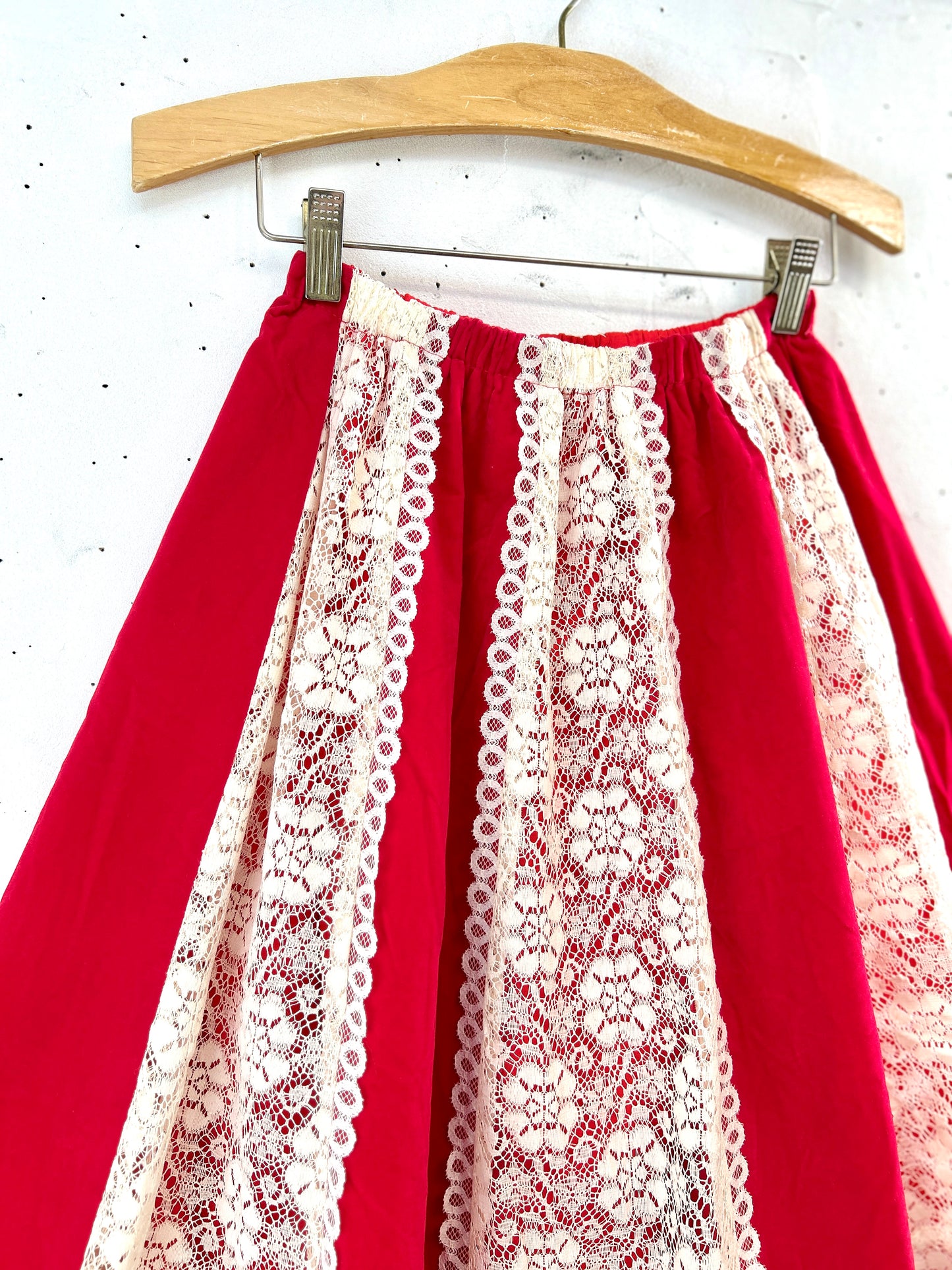 ’70s Velour Skirt 〜carefree fashions〜 [B31621]