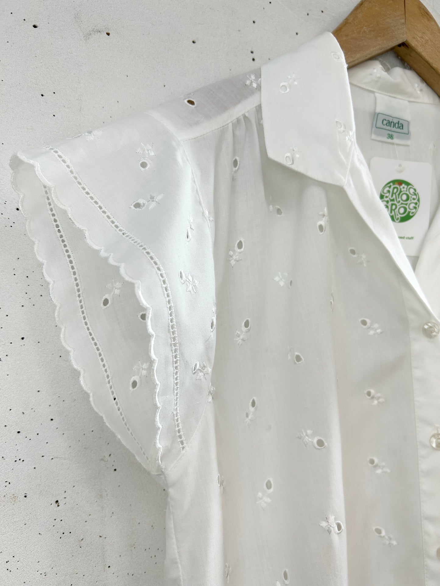 Vintage White Blouse [H33318]