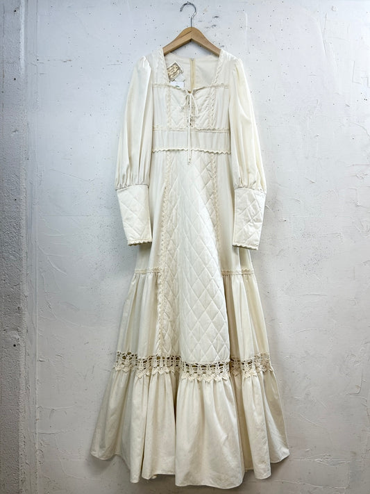 ’70s Vintage Dress でかタグ〜GUNNE SAX〜[E32308]