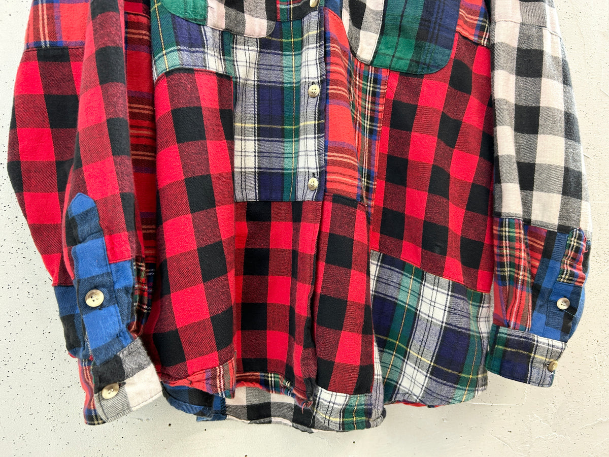 Vintage Check Shirt 〜Eddie Bauer〜 [J34266]