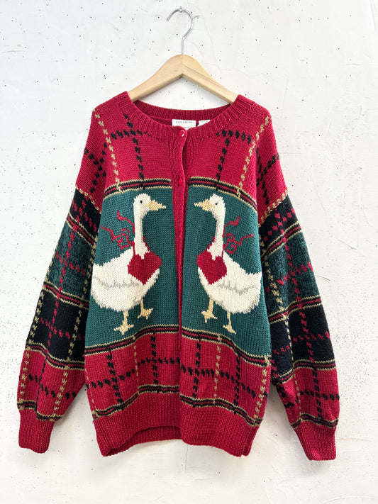 Vintage Hand Knit Cardigan [L31123]