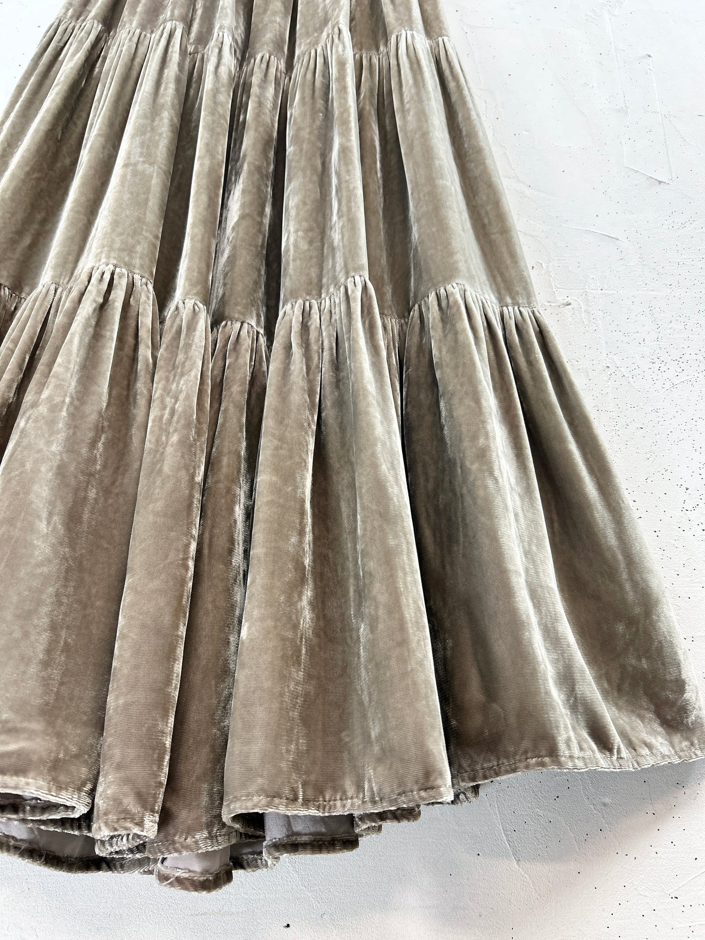 Vintage Tired Skirt MADE IN USA [A31389]