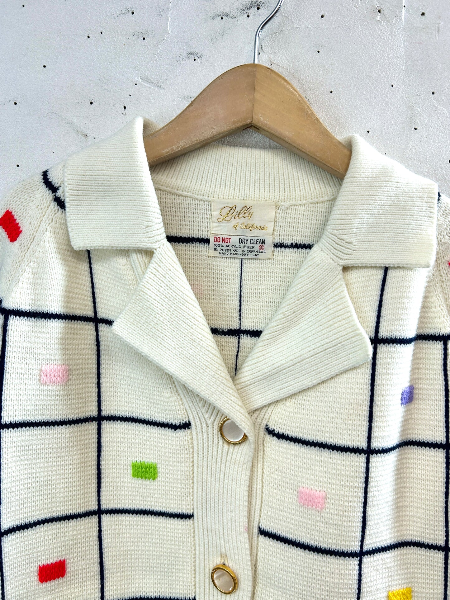 '60s Vintage Knit Cardigan [A31374]