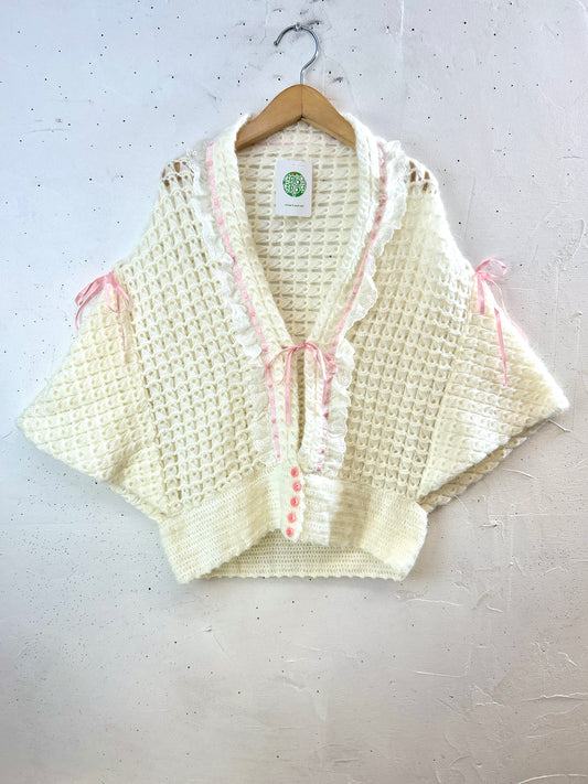 Vintage Hand Knit Cardigan [I30284]