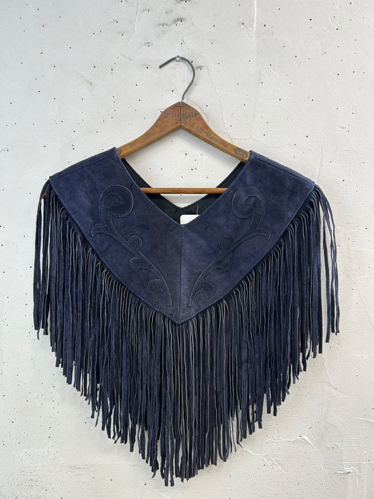 Vintage Leather Detachable Collar [A31273]