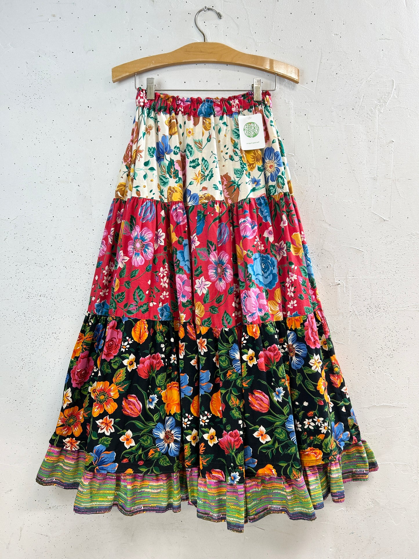 Vintage Tiered Skirt [G33090]