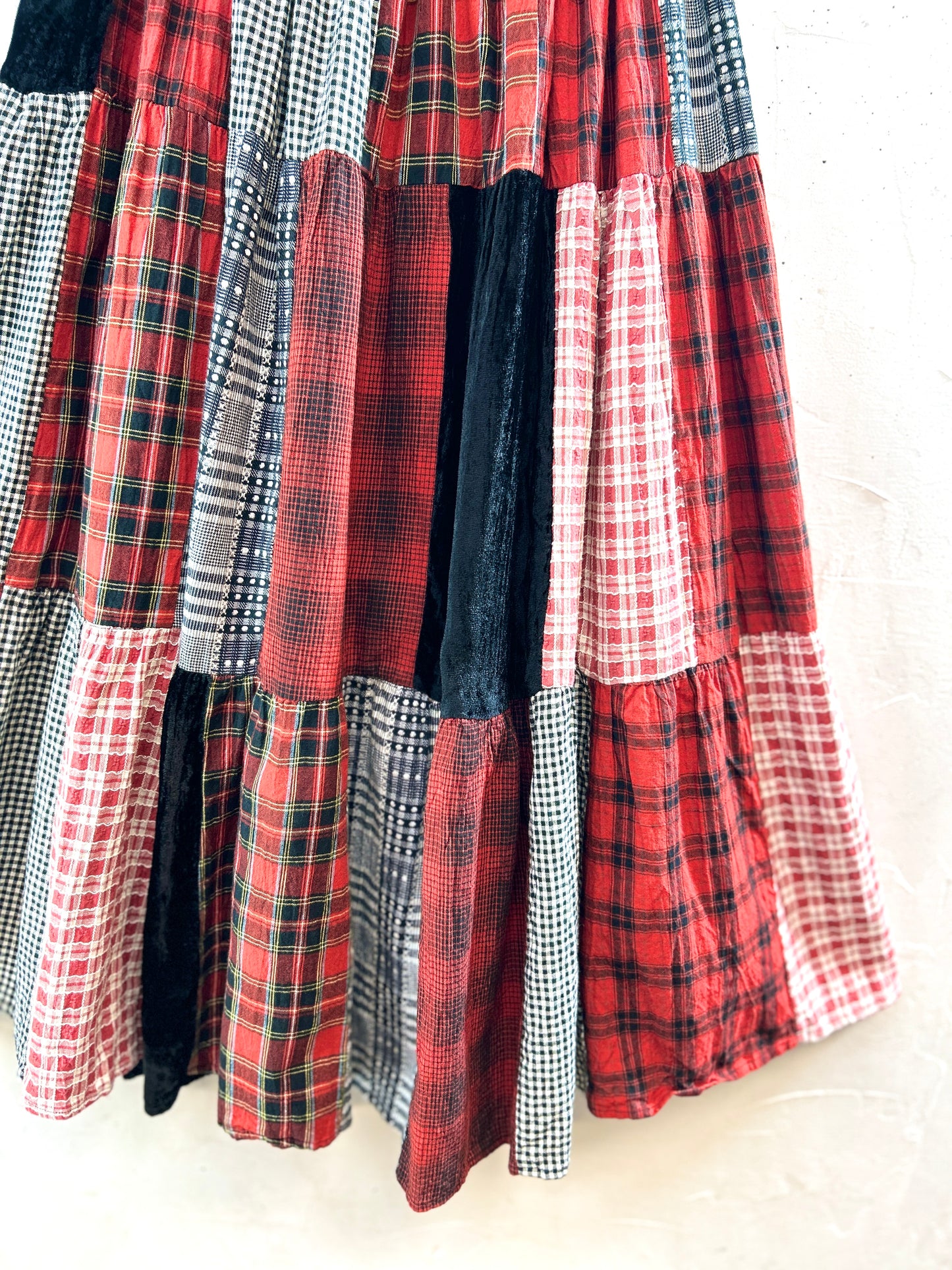 Vintage Tiered Skirt [K30729]