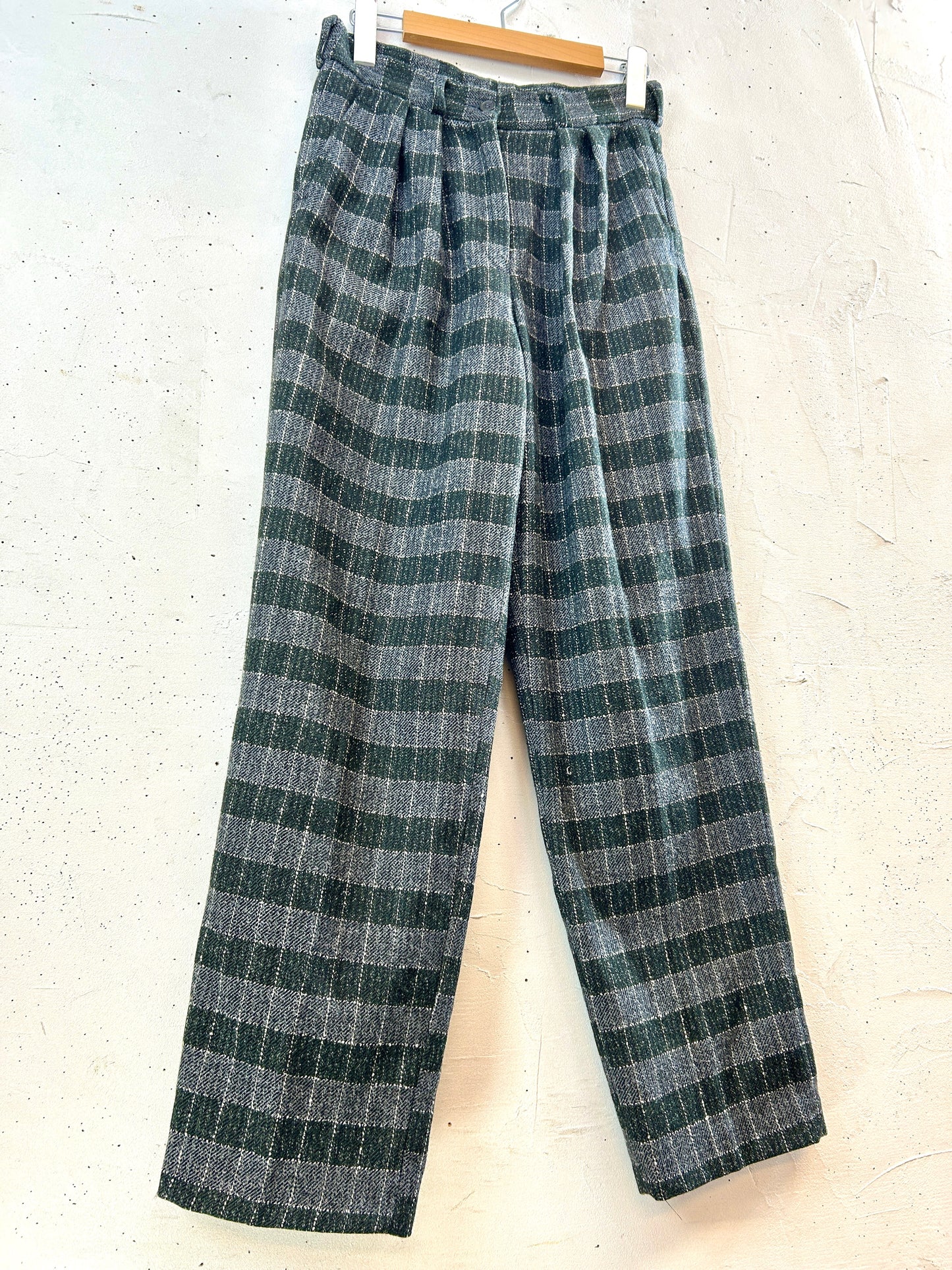 Vintage Plaid Pants [I30329]