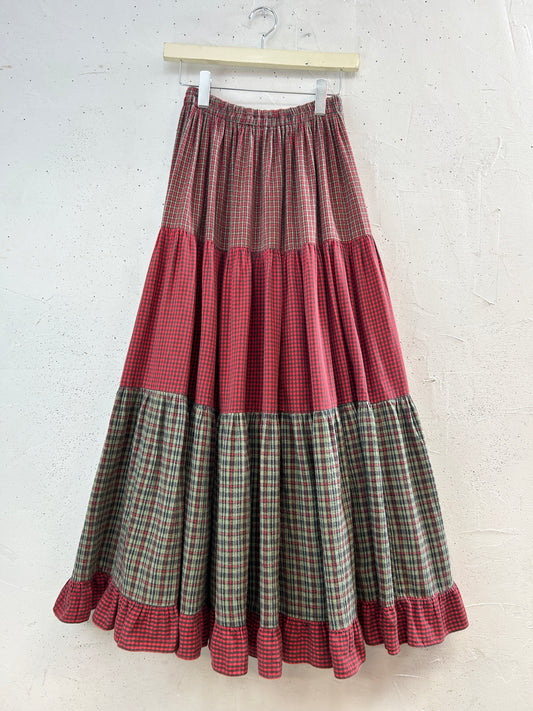 Vintage Tiered Skirt 〜MADE IN TEXAS〜 [J34141]