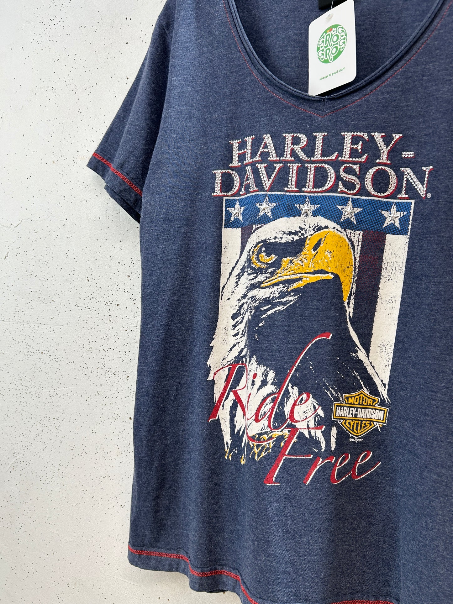 Vintage T-Shirt 〜Harley Davidson〜 [H33373]