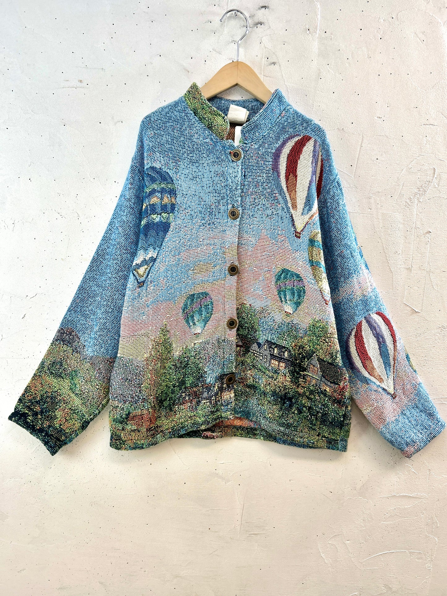 Vintage Rug Jacket 〜SUGAR STREET WEAVERS〜 MADE IN USA [L30977]
