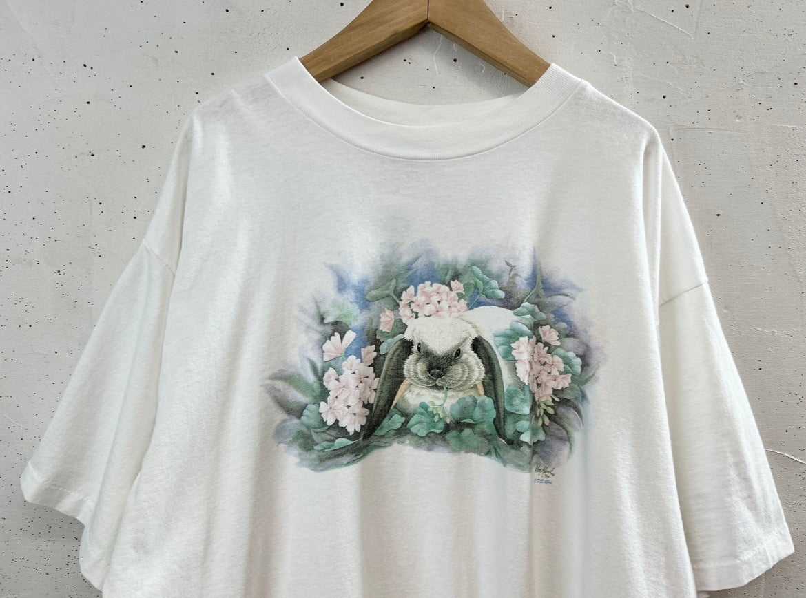 Vintage T Shirt 〜Funny dot CRAZY〜 [E32267]