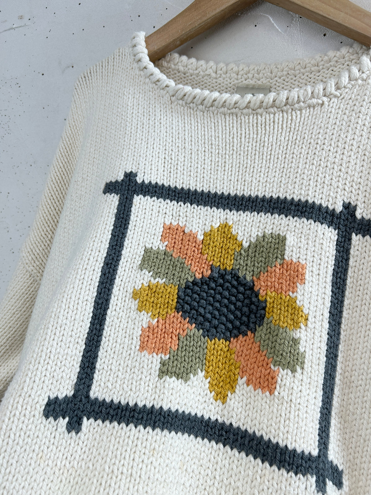 Vintage Knit Sweater 〜Las Americas〜 [I34049]