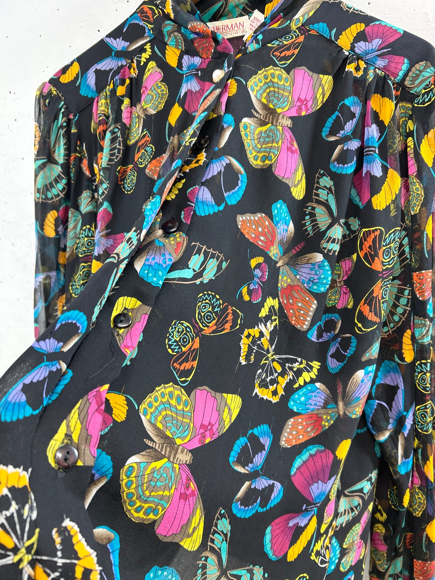 Vintage Silk Blouse [B31644]