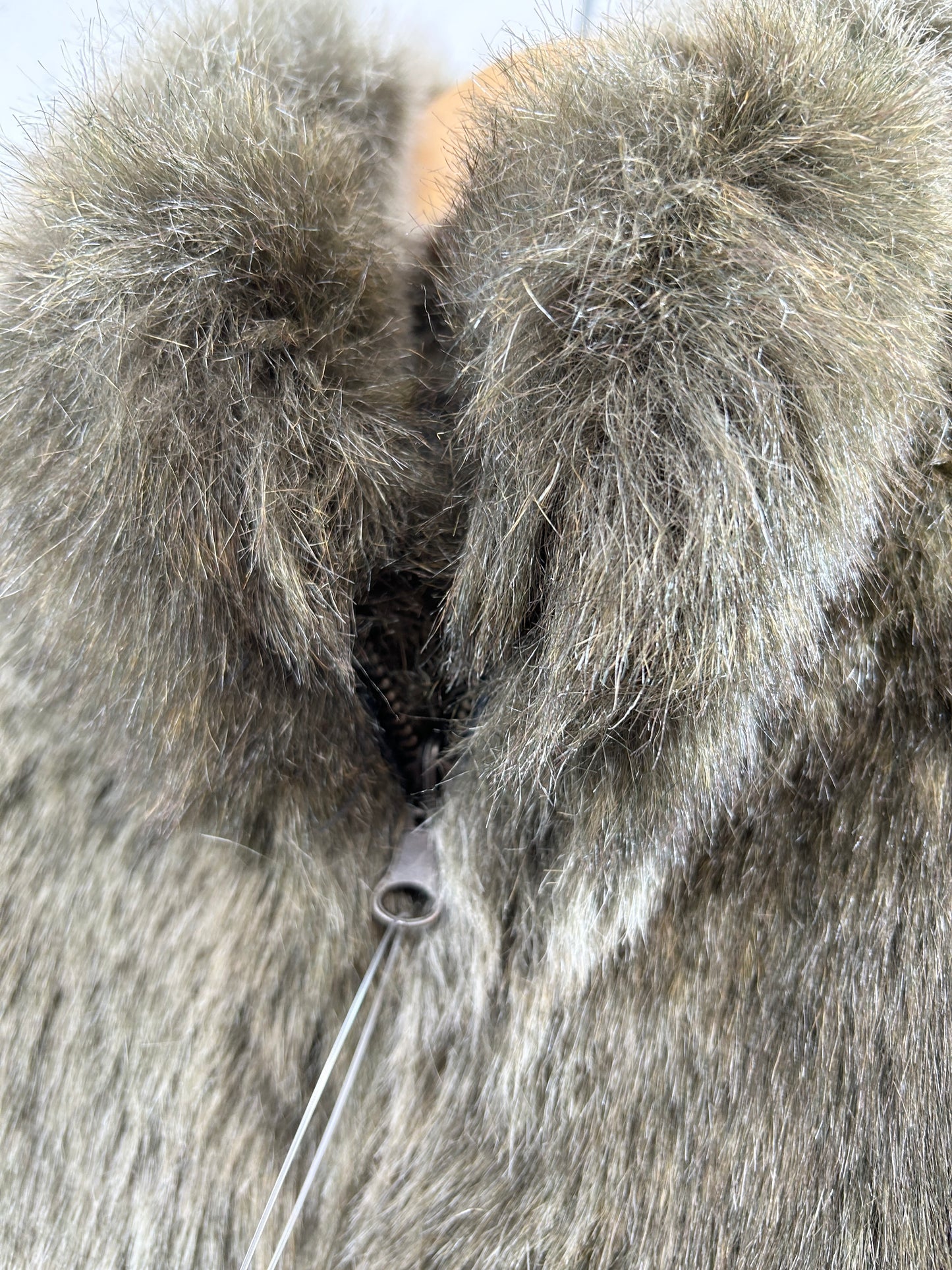 Vintage Eco Fur Vest [L31049]
