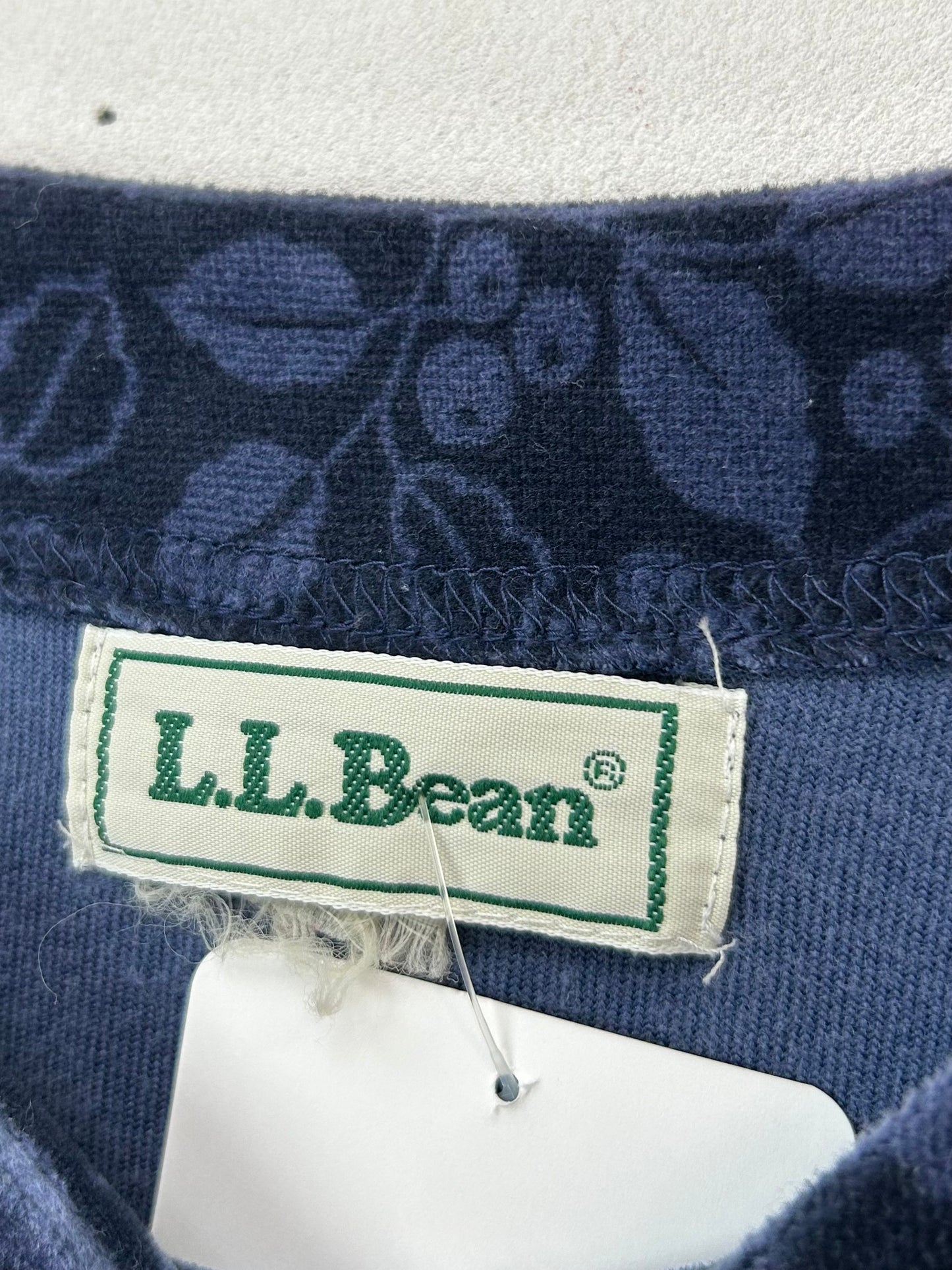 Vintage Velours Dress 〜L.L.Bean〜 [L29215]