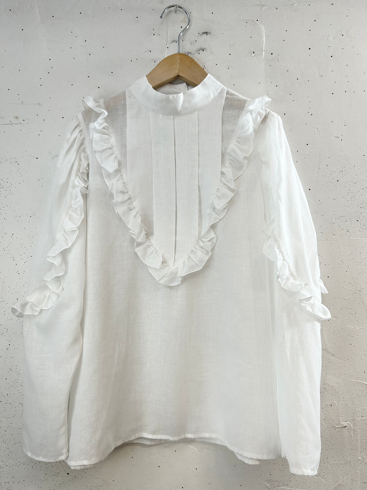 Vintage White Blouse [I33743]