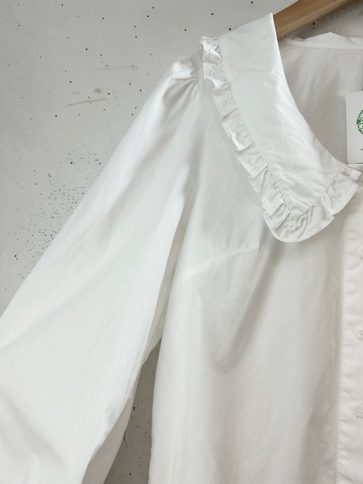 Vintage White Blouse [I33741]