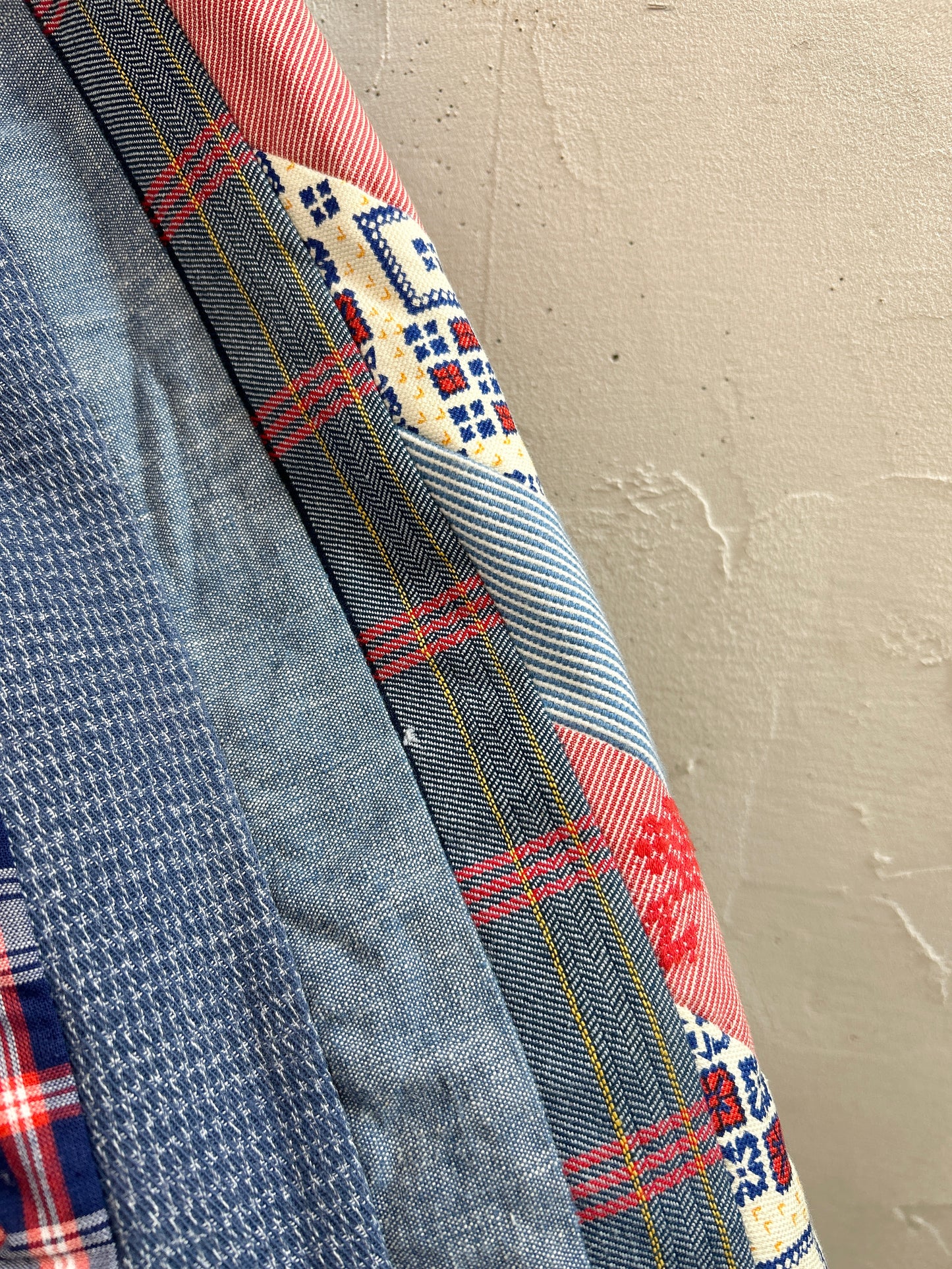 Vintage Patchwork Jacket〜Specially hand made by Mother〜 [B31483]