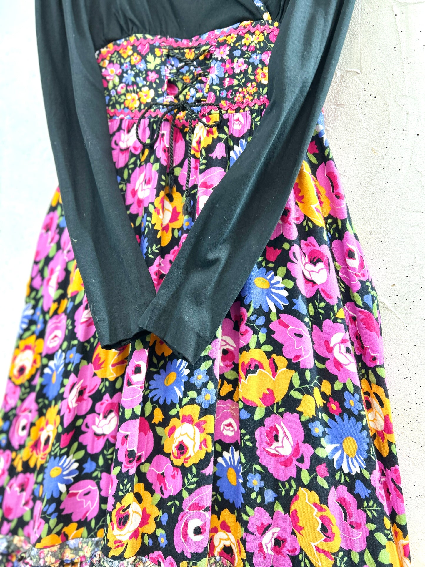 '70s Vintage Dress [A31441]