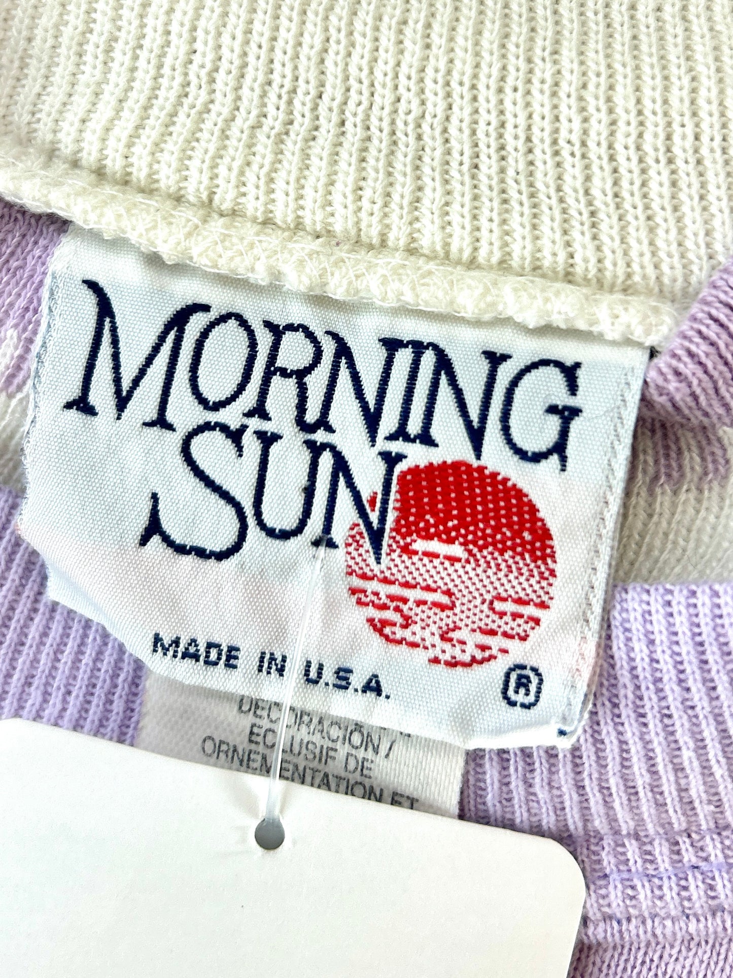 Vintage Custom Sweat 〜MORNING SUN〜 MADE IN USA [I30245]