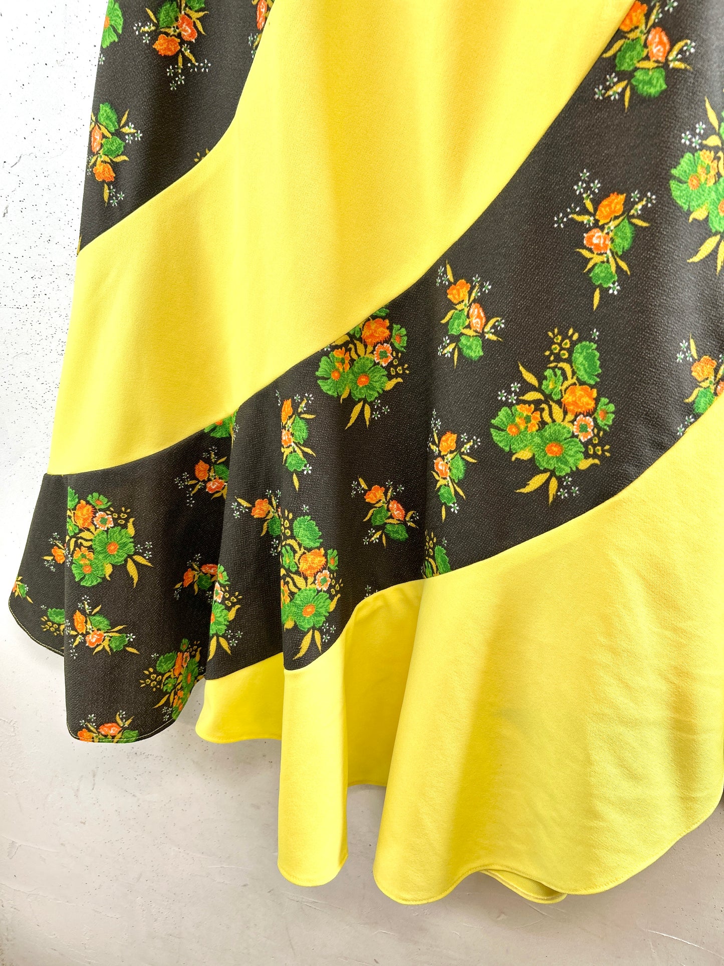 '70sVintage Escargot Patchwork Skirt [G32919]