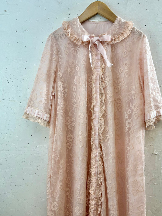 ’60s Vintage Lingerie Gown 〜ODETTE BARSA〜 [G30782]