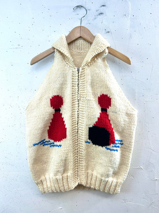 Vintage Cowichan Knit Vest［J30518]