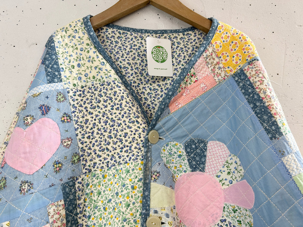 Vintage Quilt Jacket  [I33918]