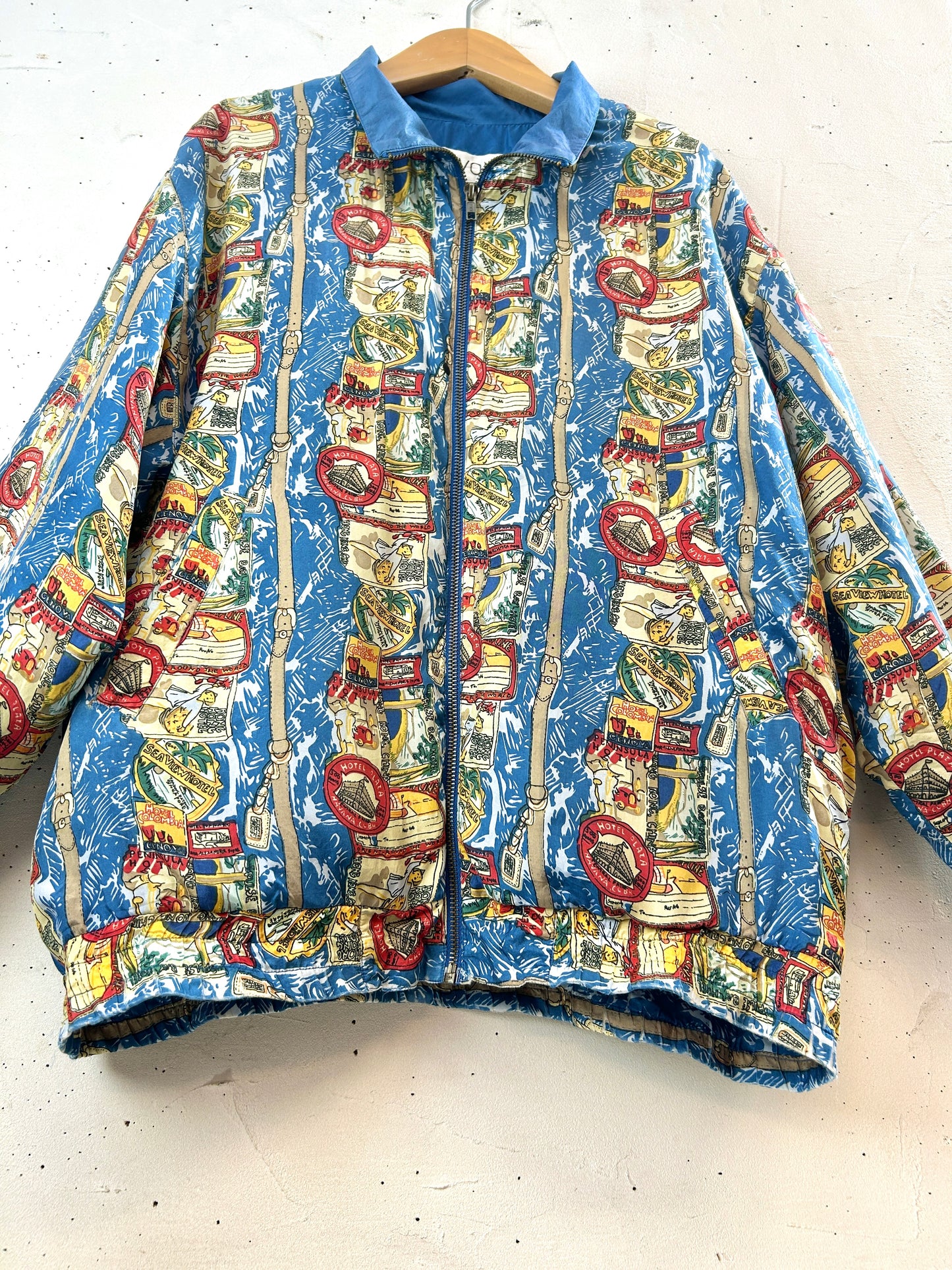 Vintage Silk Blouson [I30252］