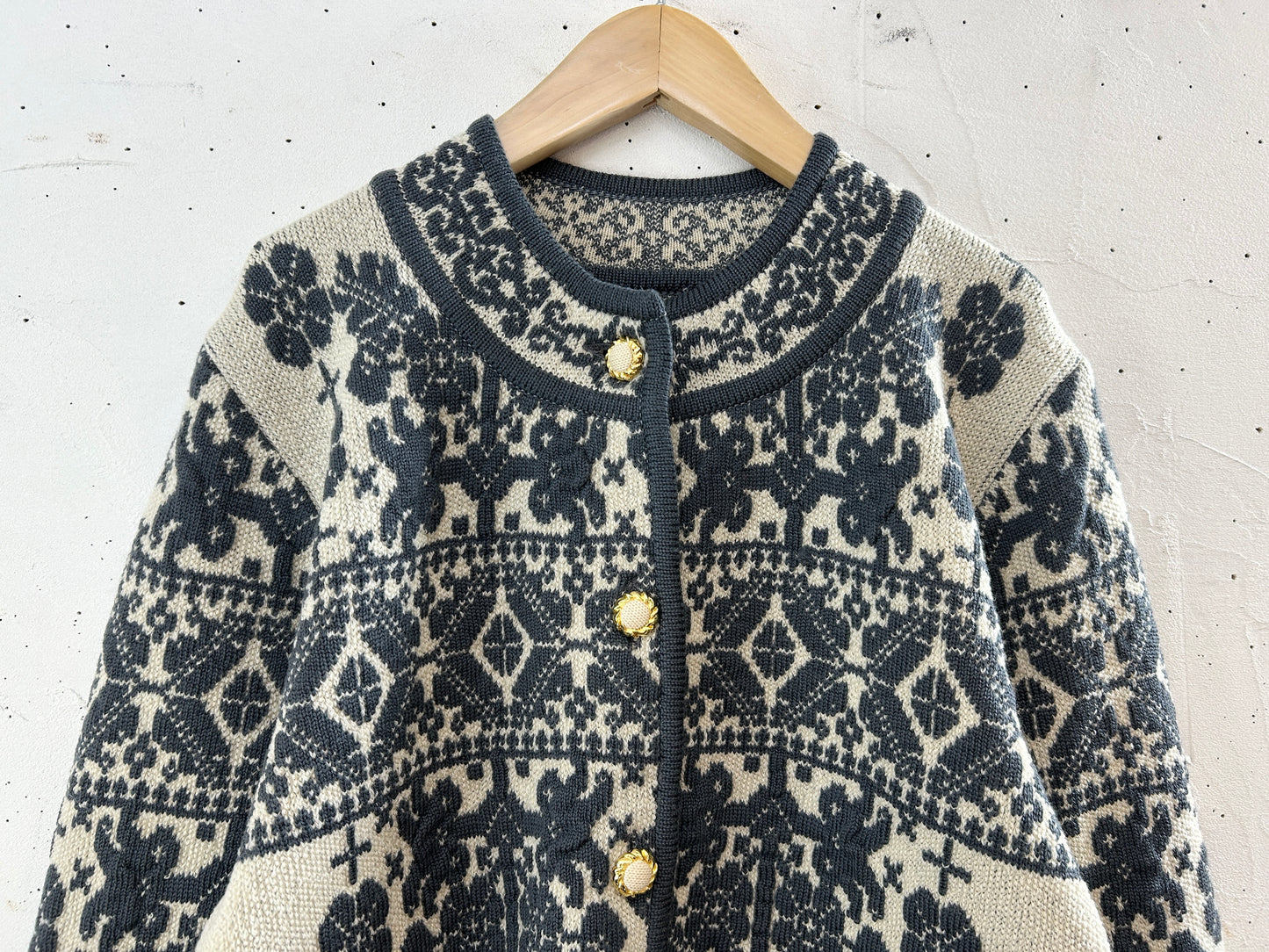 Vintage Knit Cardigan [J30493]