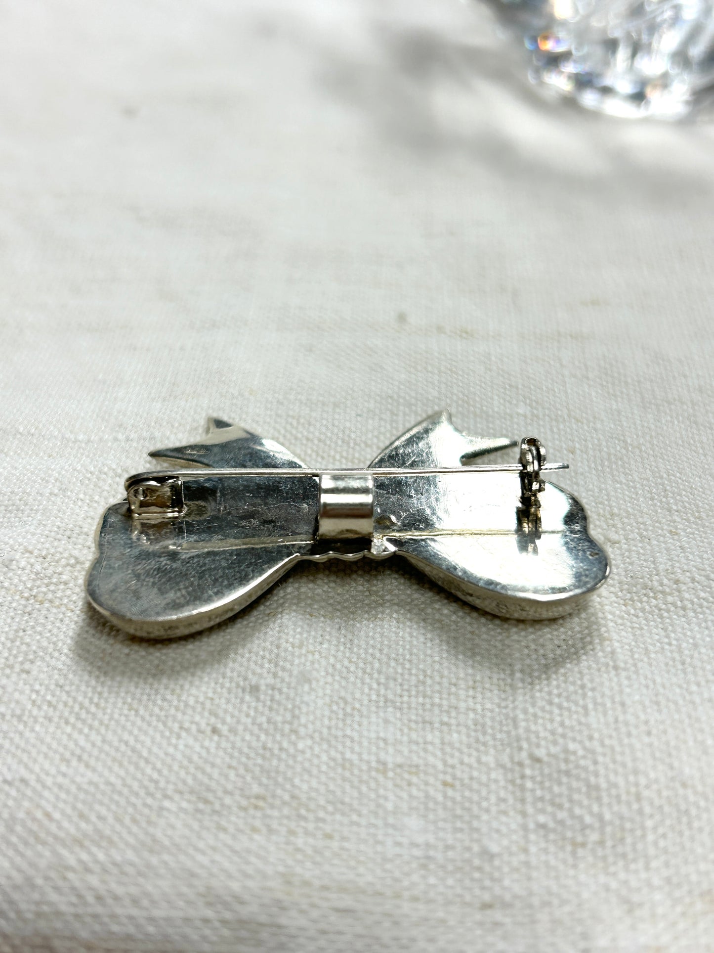 Vintage 925 Silver Brooch & Pendant Top [I30354]