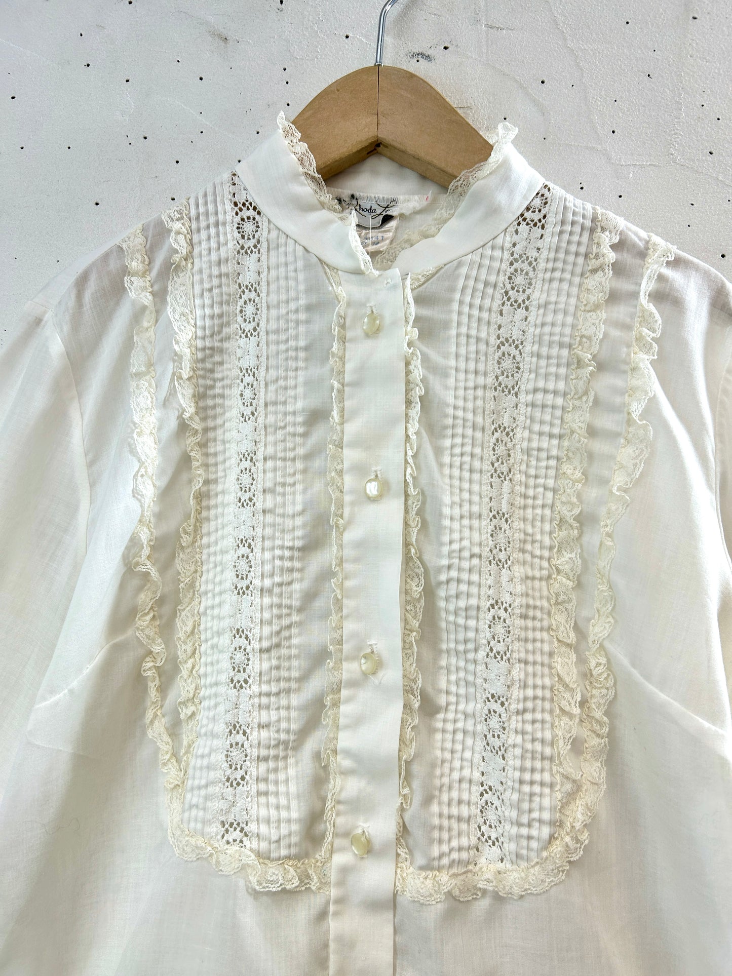 60s Vintage White Shirt [G33104]