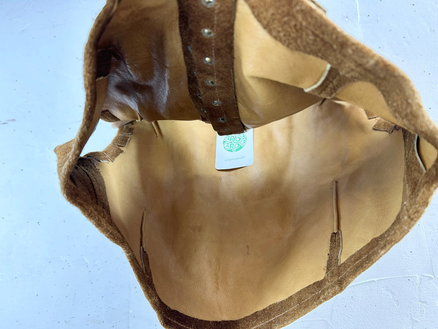 '70s Vintage Leather Vest 〜Poor Richard's〜 [J30550]