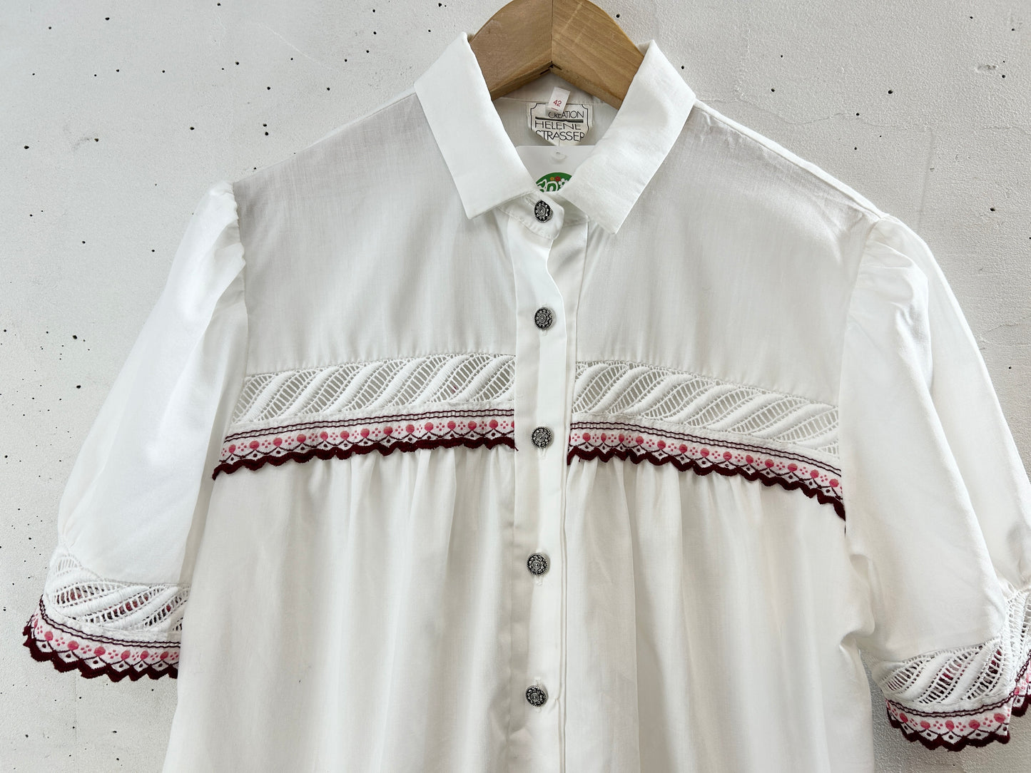Vintage Embroidery Blouse [H30770]