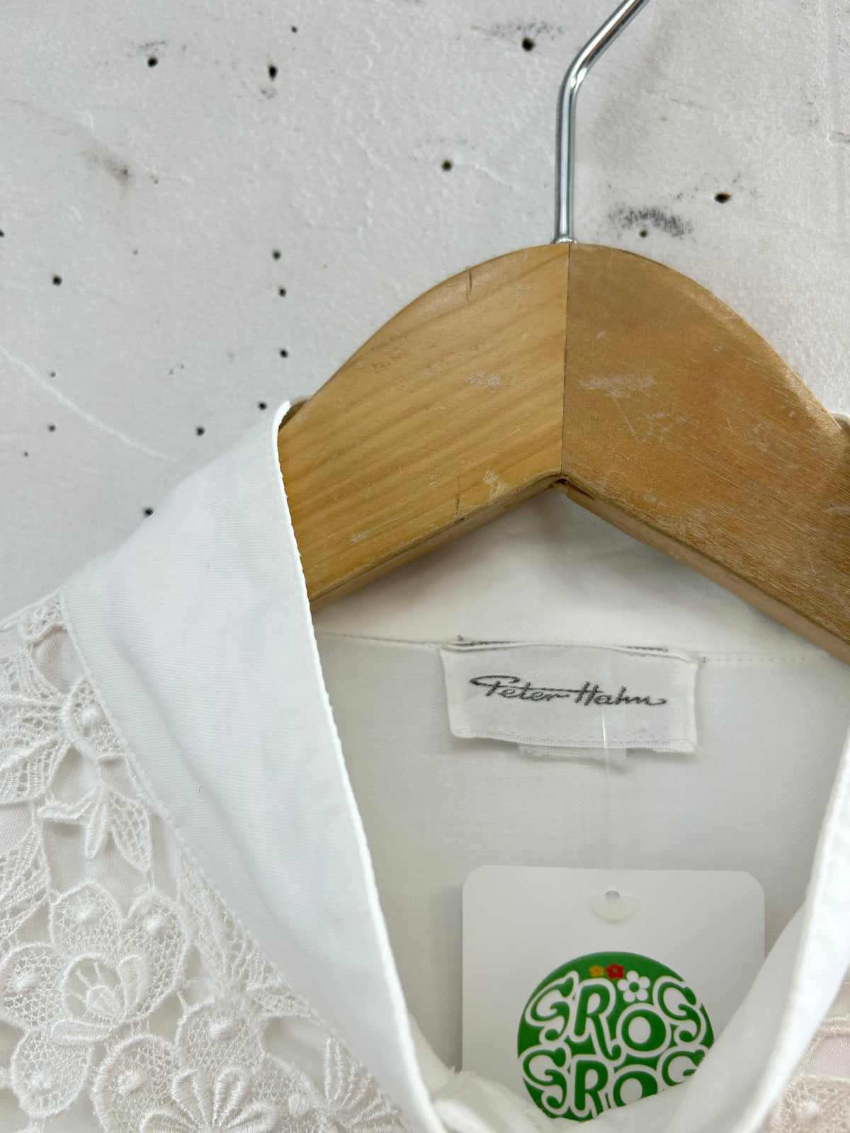 Vintage White Blouse [J34073]