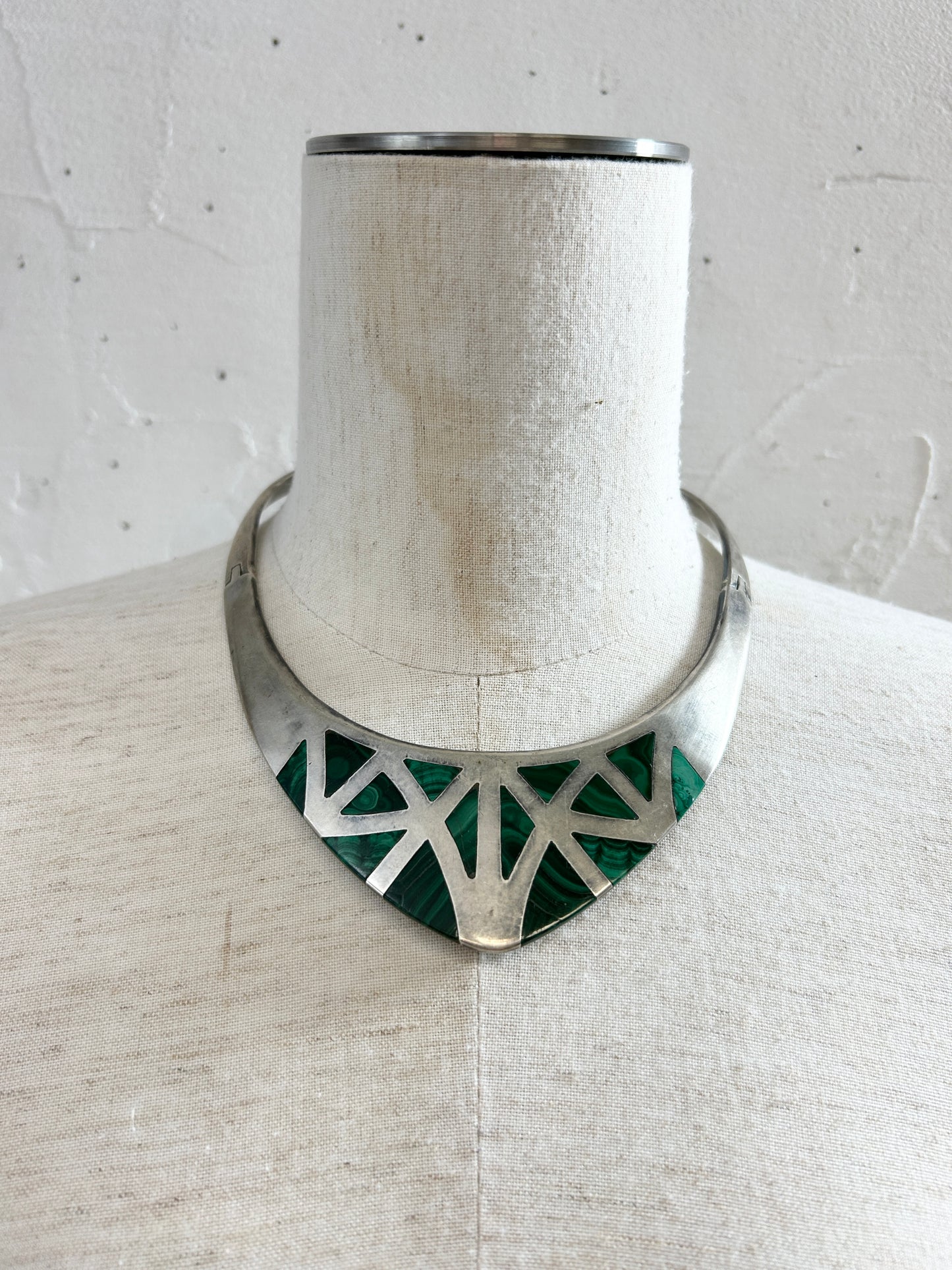 Vintage 925Silver Choker MADE IN MEXICO [I30215]