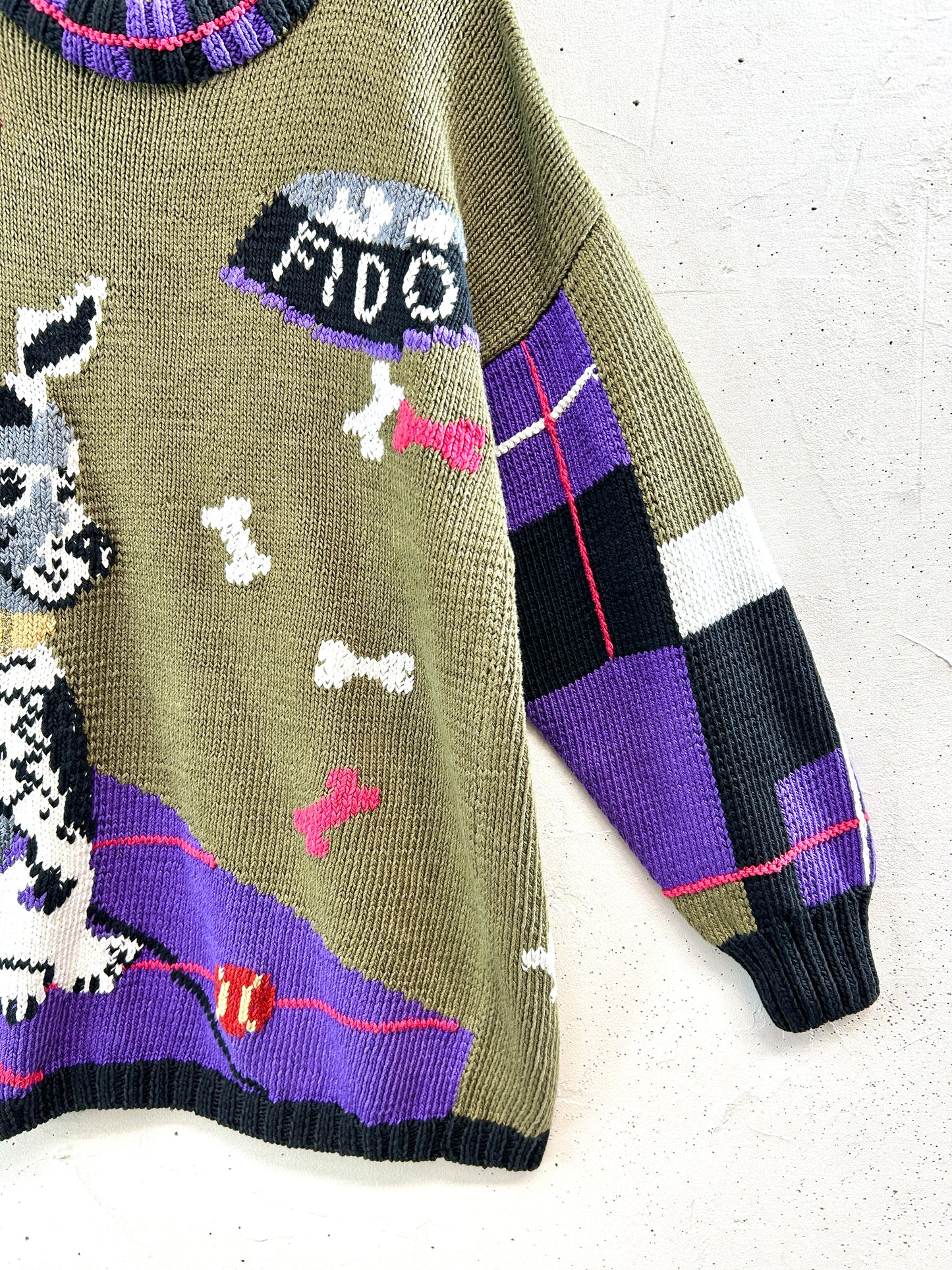 Vintage Cotton Hand Knit Sweater 〜BEREK〜 [L30998]