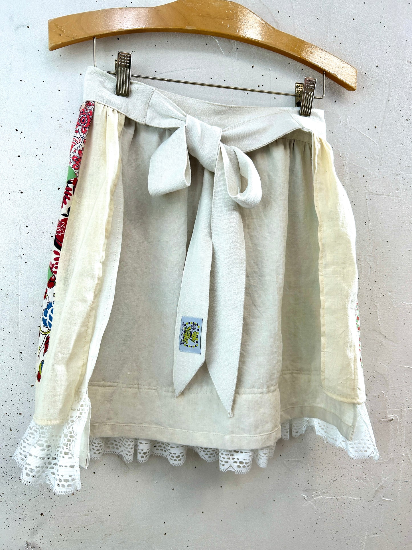 Vintage Apron 〜Funny dot CRAZY〜 [F32862]