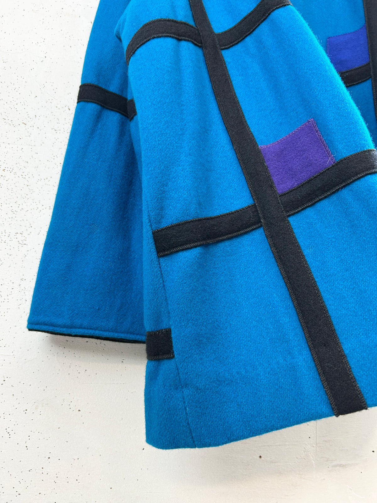 Vintage wool Mondrian Coat [J34123]