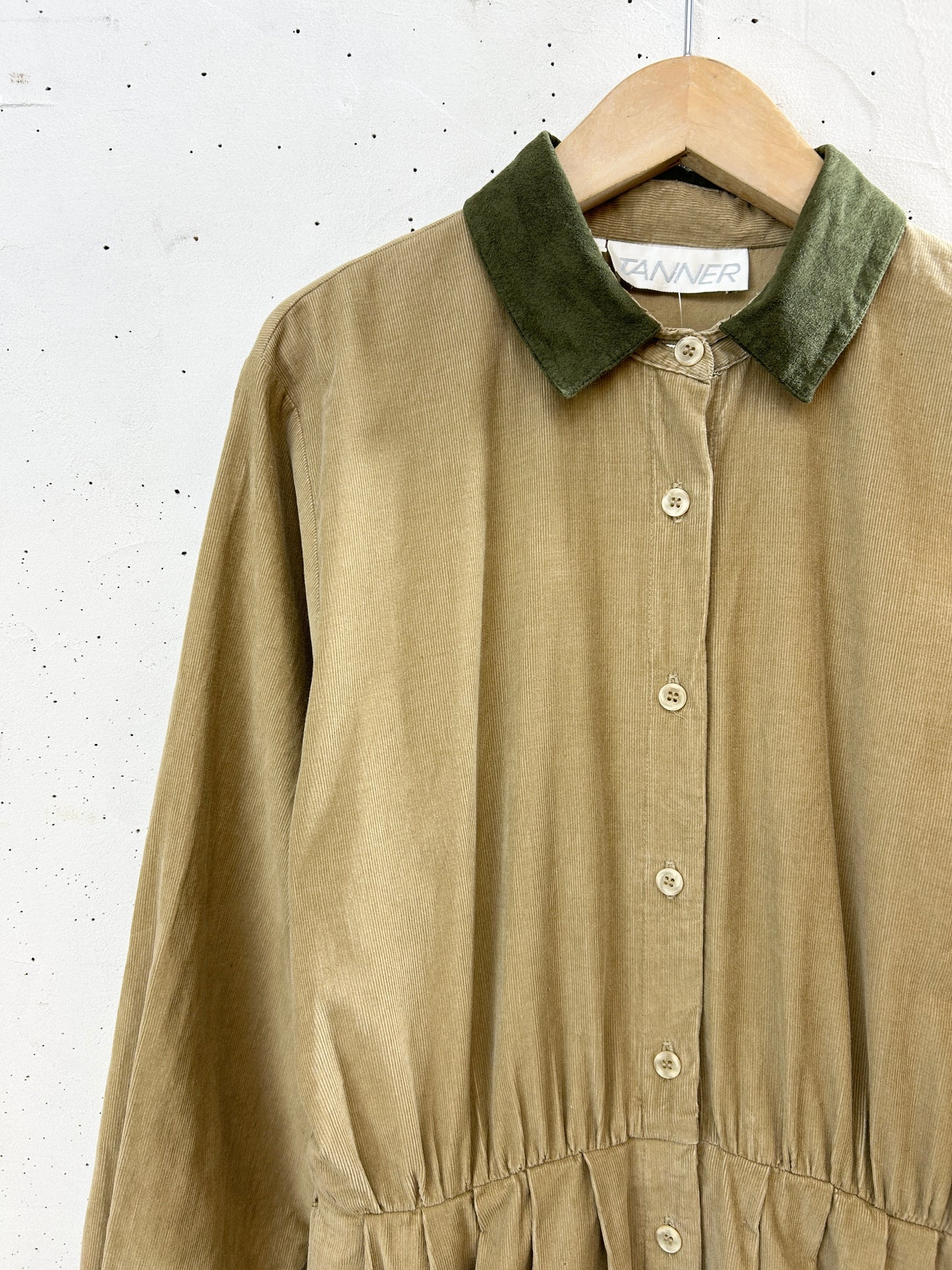 Vintage Corduroy Dress [I30155]