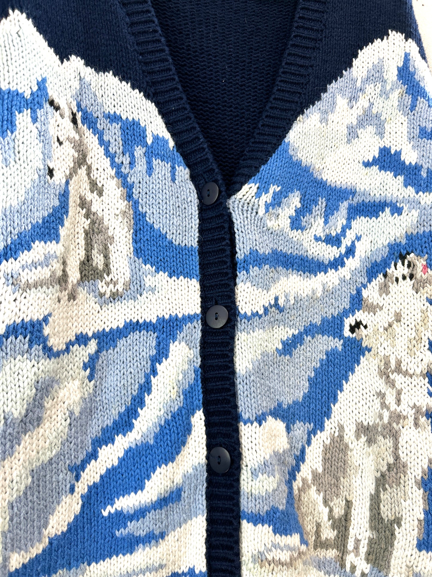 Vintage Hand Knit Cardigan [L31160]