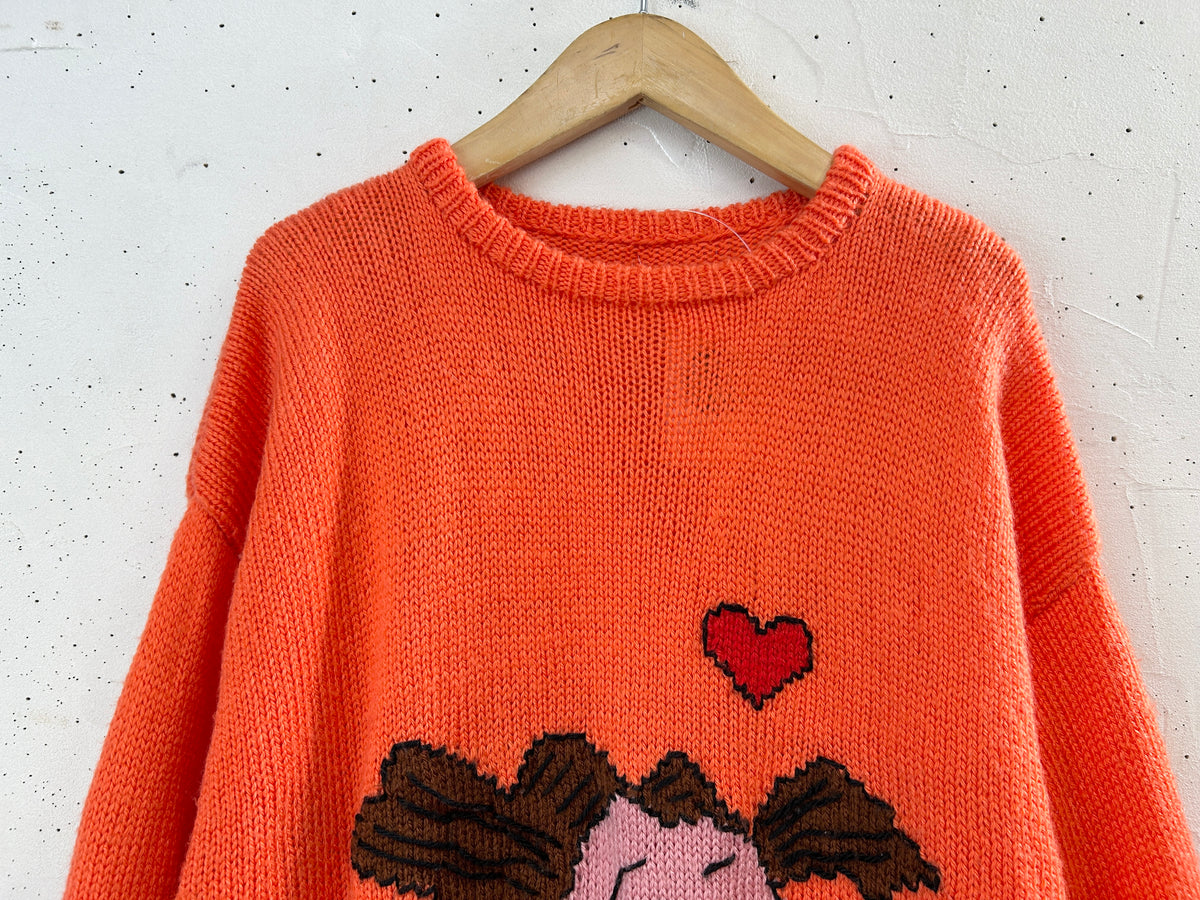 Vintage Hand Knit Sweater [J34081]